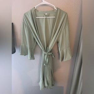 Sage Green Bridesmaid Robe
